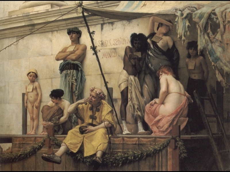 Gustave Rodolphe Clarence Boulanger (1824-1886)  - le marche aux esclaves.JPG
